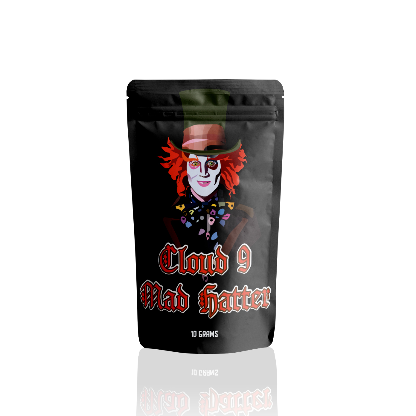 mad-hatter-cloud-9-10-gram-bag Mad Hatter Cloud 9 10g K2 bag – euphoric 10-gram strain for sale