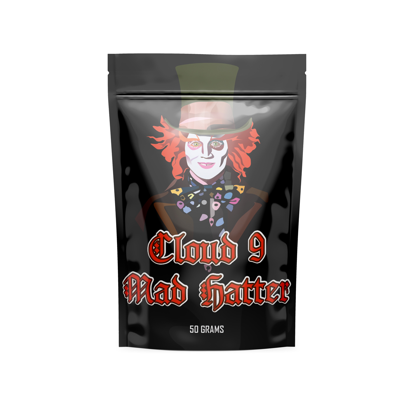 mad-hatter-cloud-9-50-gram-bag Mad Hatter Cloud 9 50g K2 bag – euphoric 50-gram strain for sale