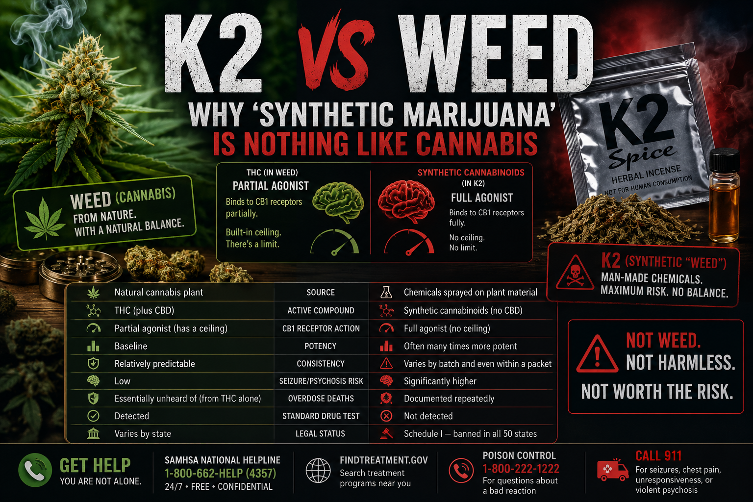k2 vs weed